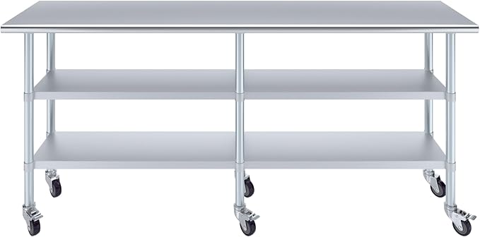 AmGood Stainless Steel Work Table - Image 2