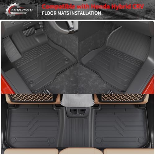 Floor Mats Set for 2023 2024 2025 2026 Honda CRV Hybrid - Image 2