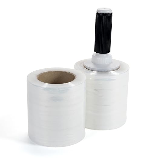IDL Packaging 5" Stretch Wrap Mini Roll, 700 feet, 120 Gauge by IDLPackaging