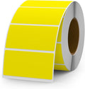 Yellow Color Coding Labels 1 × 2 Inches Self-Adhesive Vinyl Rectangle Stickers by YIKIADA