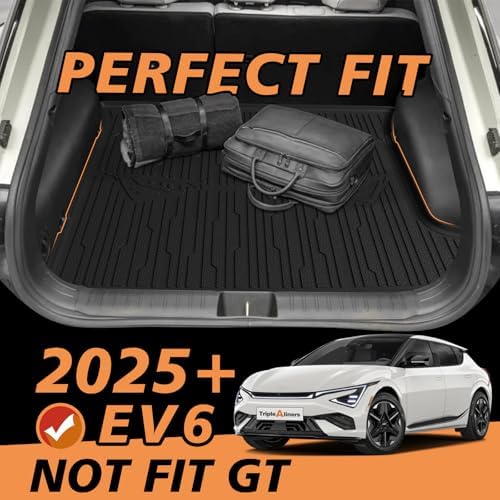 TripleAliners Trunk Mat for 2025-2026 Kia EV6 Accessories (NOT FIT GT) - Image 2