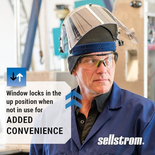 Sellstrom 301 Face Shield Uncoated Clear Tint, Unbound, ANSI Z87.1 - Image 4