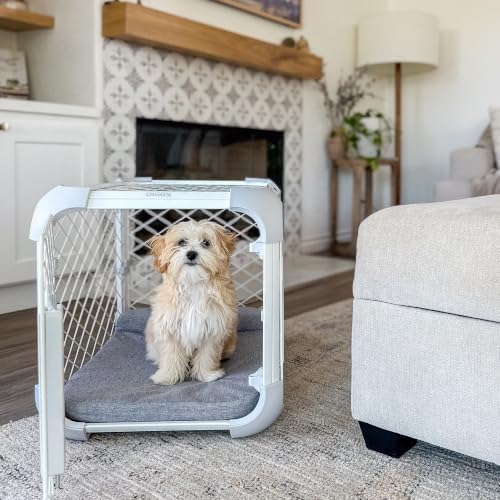 Diggs Evolv Modular Dog Crate for Dogs Up to 16" Tall, Ash, Small - Image 5