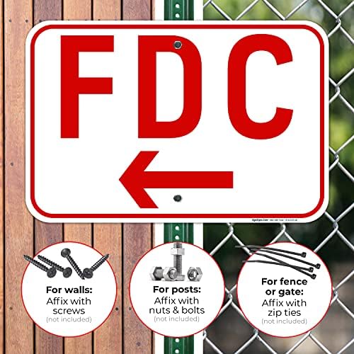 FDC Left Arrow Sign, - Image 4