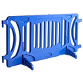 Billboard Barricade 42x96 Plastic Pedestrian Barricade- Blue by OTWSafety