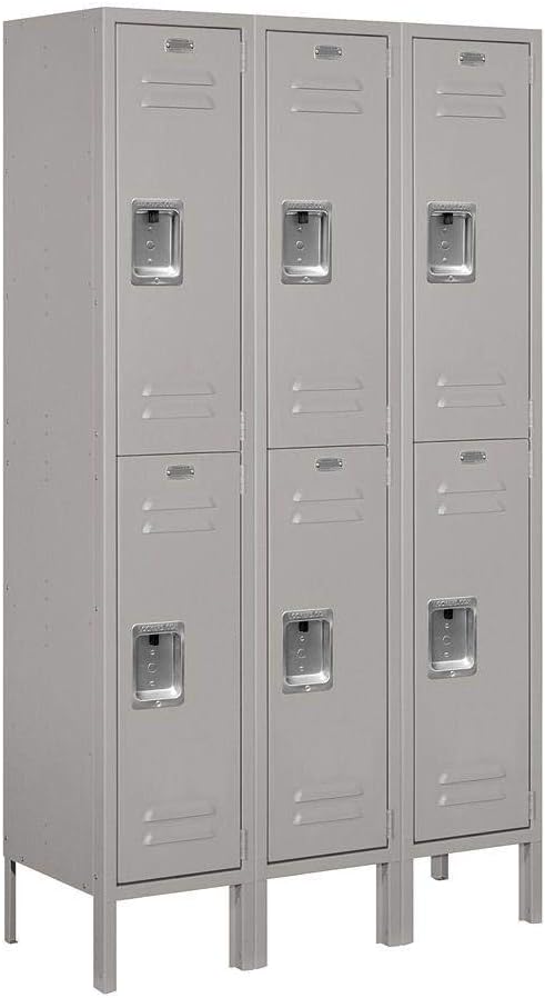Salsbury Industries 62352GY-U Unassembled Standard Metal Locker by SalsburyIndustries