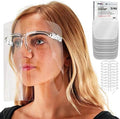 Salon World Safety Face Shields with Clear Glasses Frames (Pack of 25) by TCPGlobal