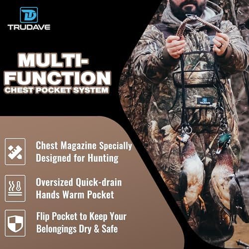 Trudave Chest Waders for Men & Women Waterproof, Fishing Neoprene Waders, Hunting Waders with Boots - Image 2