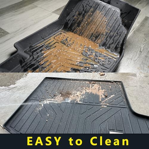 Floor Mats & Trunk Mat & Backrest Mat for Chevrolet Chevy Trax 2023 2022 2021 2019 2018 2017 2016 2015 2014 & for 2013-2023 Buick Encore All Weather Protection Car Floor Liners & Cargo Liners - Image 6