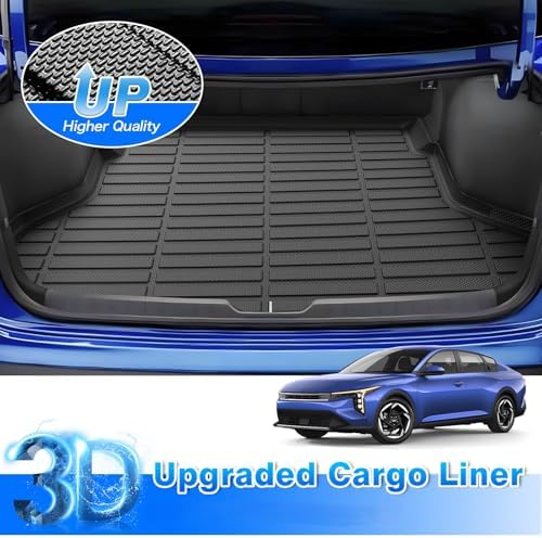 Cartist Cargo Mat Compatible with Kia K4 2025 2026 Accessories Trunk Mat TPE All Weather Anti-Slip Odorless Cargo Liner for K4 Accessories - Image 2