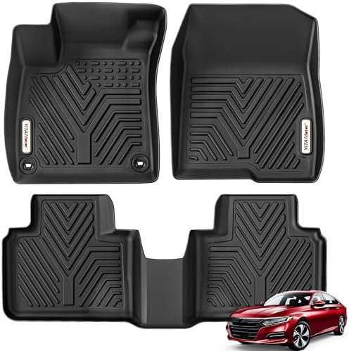 YITAMOTOR Floor Mats Fit for Honda Accord 2018-2022, All Weather Protection by YITAMOTOR