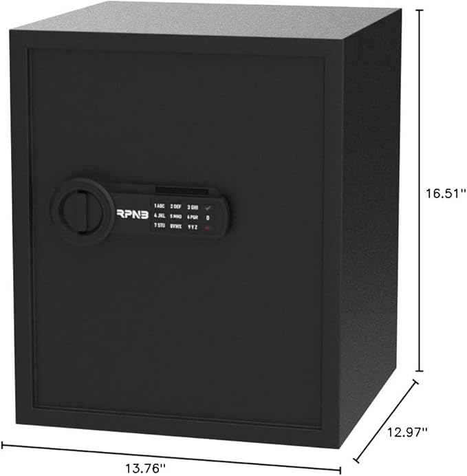 RPNB Deluxe Safe and Lock Box, Digital Keypad Safe Box, Steel Alloy Small Safes - Image 8