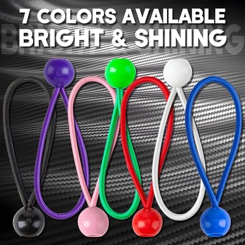 CARTMAN 30-Pack 6-Inch Ball Bungee Cords for Canopies and Tarps, White - Image 4