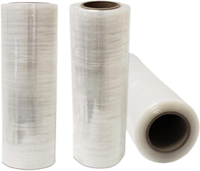 24 Rolls 18" x 1500 FT Pre-Stretched Stretch Wrap 33 Gauge Clear Hand Shrink by Unknown
