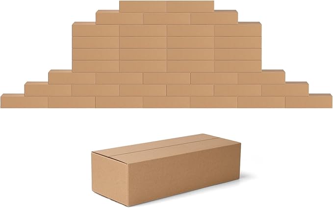 EdenseeLake 40 Pack 12x4x3 inches Shipping Boxes Small Cardboard Boxes by Edenseelake