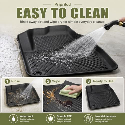 Priprilod Floor Mats Compatible with Toyota Prius 2010-2015 - Image 5