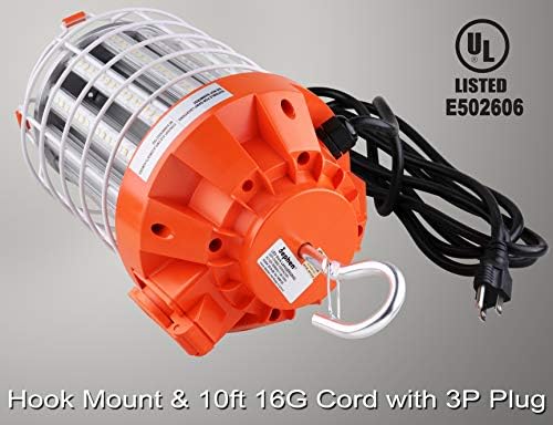 dephen 100W Temporary LED Work Light, Portable Hanging Shop Lighting - Image 2