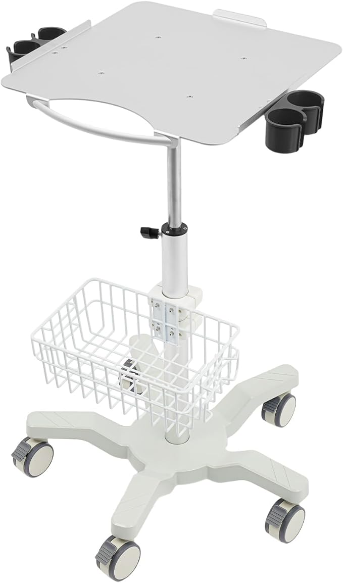 Medical Trolley Cart with Locking Wheels - Image 5