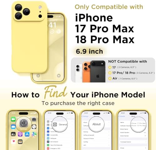 GolbinBox for iPhone 18 Pro Max Case/17 Pro Max Case, Buttercream Yellow - Image 2