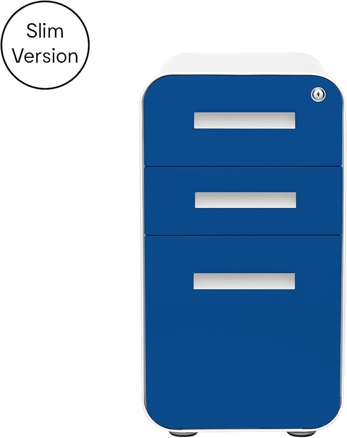 Laura Davidson Furniture Stockpile Slim 3-Drawer Mobile File Cabinet - Image 5