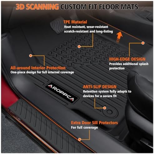 Floor Mats Cargo Liner for Toyota Corolla 2020-2026 Sedan/Sedan Hybrid - Image 3