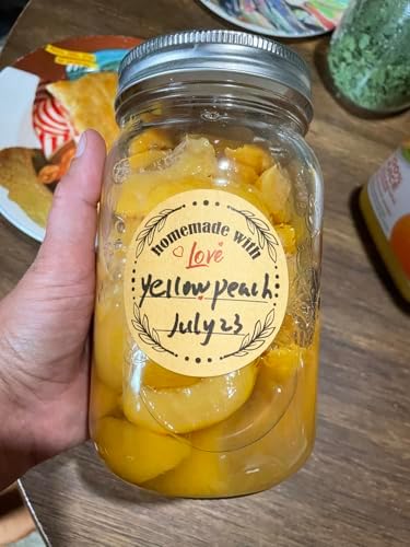 2" Homemade with Love Stickers, 4 Different Wreath Designs, Kraft Jar Canning Label Stickers for Baked Packaging, Cookie Bags, Fudge Containers, Store Owners, Crafts, Organizing, Price Tags - Image 4