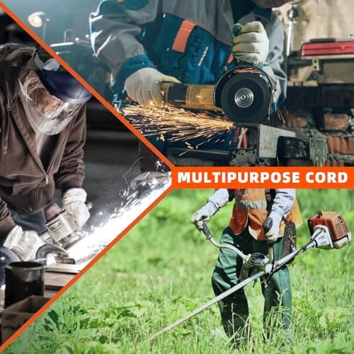 Extension Cord 25 FT | Black Extension Cord Waterproof, 16 Gauge 13Amps 125V, SJTW, ETL Listed, Indoor/Outdoor Use - Image 7