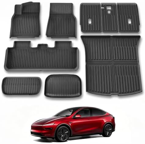 Floor Mats for 2025 2026 Tesla Model Y Juniper Accessories by AbvesiAutomotiveParts
