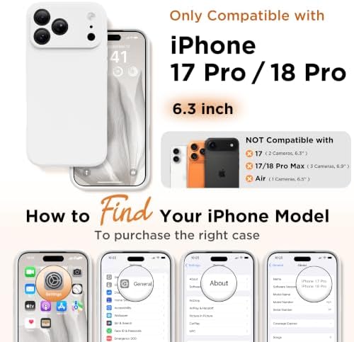 GolbinBox Magnetic for iPhone 18 Pro Case/17 Pro Case, White - Image 2