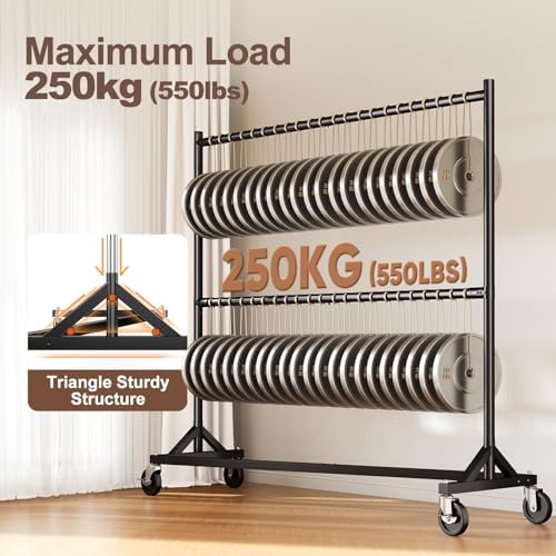 HOKEEPER Z Rack, Clothes Rack Hold 550LB Adjustable Height Black 2 Packs - Image 3