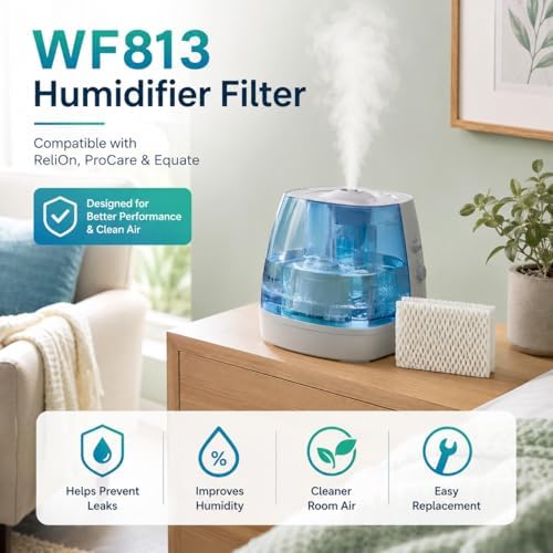8 Pack WF813 Humidifier Wick Filters for Equate Relion Protec - Image 6