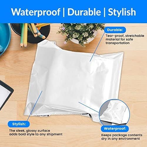 Reli. (125 Pcs) Poly Mailers 19x24", White | Self Sealing - Image 4