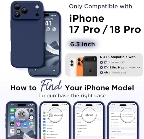 GolbinBox Magnetic for iPhone 18 Pro Case/17 Pro Case, Dark Blue - Image 2