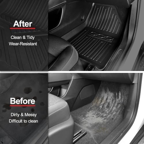 Floor Mats for 2017-2023 GMC Acadia 6 Seat Captain Chairs - Image 4