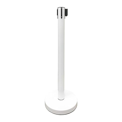 VIP Crowd Control Retractable Belt Stanchion Queue Safety Barrier Set - Image 6