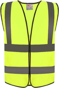 zojo High Visibility Reflective Vests, Adjustable Size, Lightweight Mesh Fabric by zojo