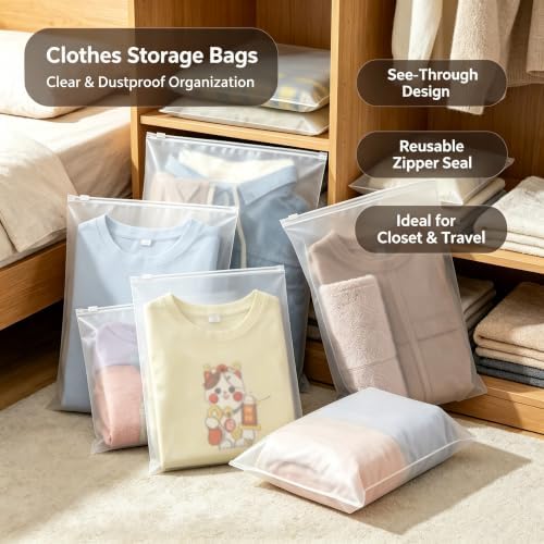 Clothes Packaging Plastic Poly Bags with Vent Holes for Clothes - Image 2