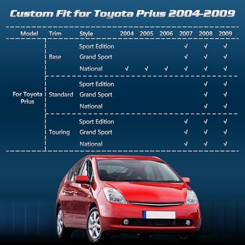 Floor Mats for Toyota Prius 2004-2009 - Image 2