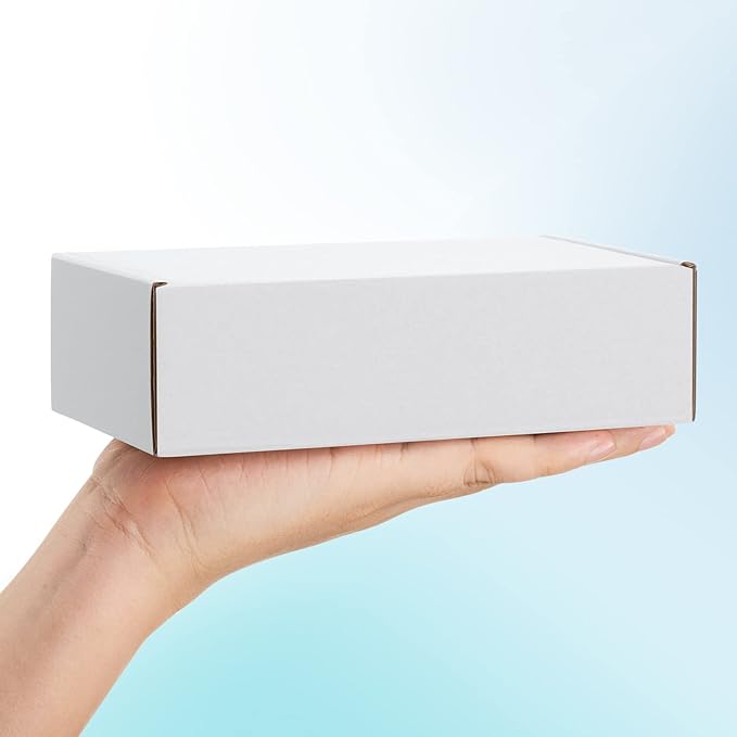 Shipping Boxes 7x5x2 inches White Small Mailing Boxes 25 Pack Cardboard - Image 4