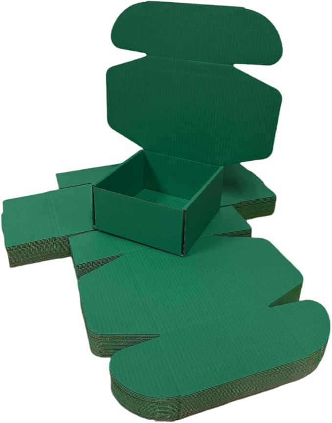 15 Pcs 6 x 6 x 3 inches Corrugated Cardboard Gift Boxes Recyclable Shipping - Image 3