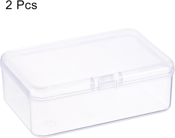 HARFINGTON 2pcs Component Storage Box 3.54" PP Electronic Organizer Box - Image 3