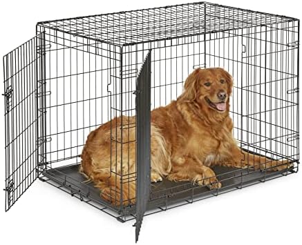 New World by Midwest 42-Inch Double Door Crate, for Large Breeds, 71-90 lbs by NewWorldPetProducts