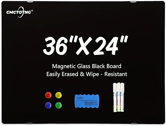 Magnetic Glass Blackboard by CMCTOTNG