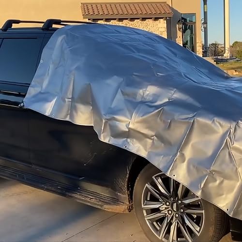 Tarps Heavy Duty Waterproof 12’ X 20’, 10 Mil Multipurpose Poly Tarp Cover, tarp Waterproof UV Resistant Tear&Fade Resistant, Outdoor Tarpaulin for Roof, Camping, Patio, Pool, Boat, Car - Image 7