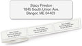 Personalized Return Address Labels, Roll of 500 Transparent Clear Self-Adhesive by ColorfulImages