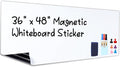 HAMIGAR Magnetic Whiteboard Contact Paper 36" x 48" Dry Erase White Board by HAMIGAR