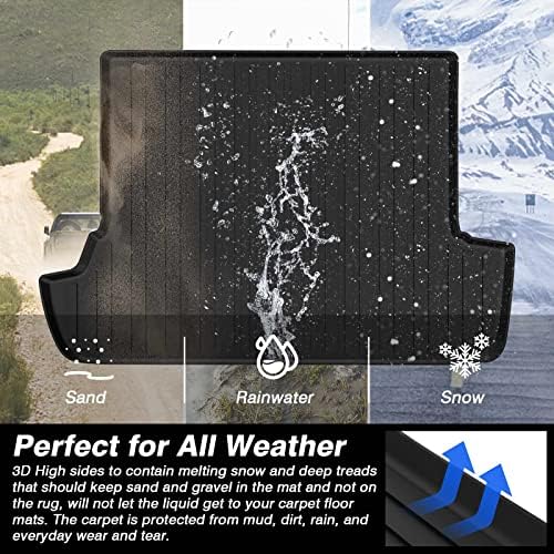 KUST Trunk Cargo Mat for Toyota 4Runner 2010-2024 (7 Seater Only) TPE Rubber Cargo Liner All Weather Rear Cover 4Runner Accessories High Edge - Image 3