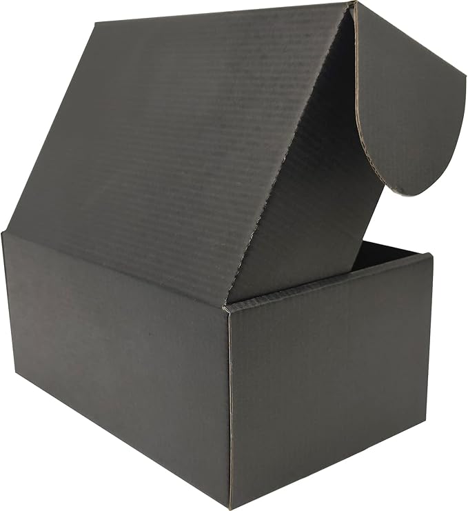 Small Black Shipping Boxes for Small Business Pack of 25-9x6x4 inches Cardboard - Image 4