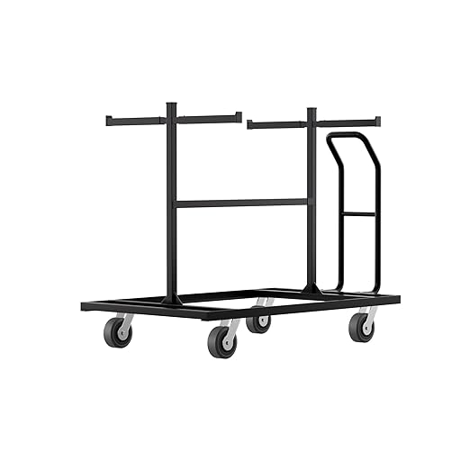 Angry Bull Barricades 30 Unit Capacity Storage Pushcart - Image 6