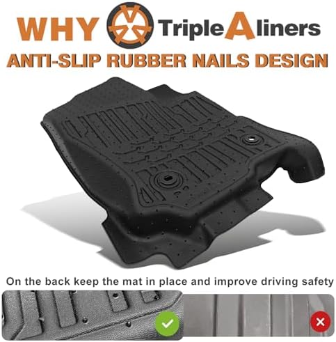 TripleAliners Floor Mats for Toyota 4Runner 2025 2026 (6th Gen, 5-Seat) - Image 6